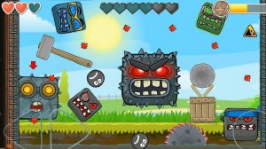 Красный Шар 4  Приключение красного шара. Весёлая игрушка (прохождение уровней) 🎮✨