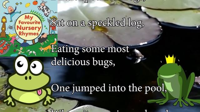 Five Little Speckled Frogs (Nursery Rhyme Lyric Video) By The Woolly Jumpers