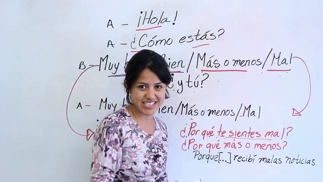 Spanish Lesson: 4 ways to ask "How are you?" in Spanish смотреть онлайн