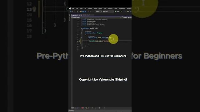 Programming(Python and C#) Crash Course for Beginners #python #coding #programming смотреть онлайн