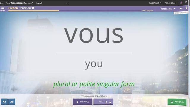 Transparent Language Online: Grammar смотреть онлайн