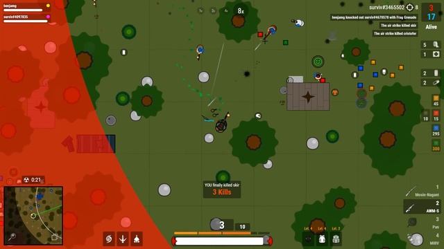 SURVIV.IO LONE SURVIVR in 50v50 COMPILATION смотреть онлайн