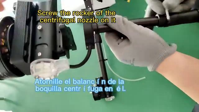 How to install centrifugal nozzle of Joyance agricultural sprayer drones смотреть онлайн