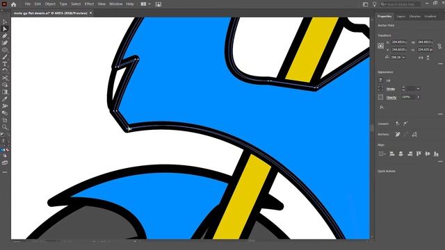 Flat Design Vector Art Timelapse | MotoGP Yamaha YZF-R1 | Adobe Illustrator 2021 смотреть онлайн