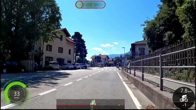 30 Minute Fat Burning Indoor Cycling Workout Vinschgau Alps Italy 4K Part 3720p