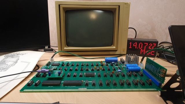 Ретрокомпьютинг 29. Запуск реплики компьютера Apple 1