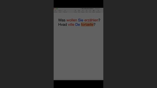 Tysk grundordforråd 200 Was wollen Sie erzählen med dansk oversættelse og grammatikforklaring смотреть онлайн