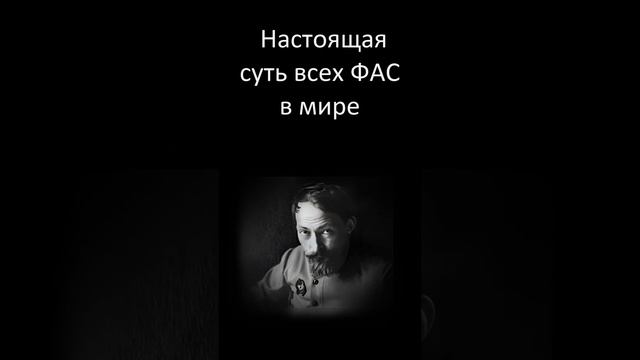 Настоящая суть всех ФАС в мире