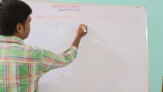 2 tan+^2 (45)+ cos^2 (30)-sin^2(60) смотреть онлайн