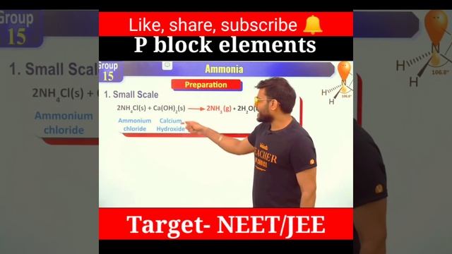 Preparation method of Ammonia | most important topics of inorganic chemistry #P_block neet#c2_by_a2 смотреть онлайн