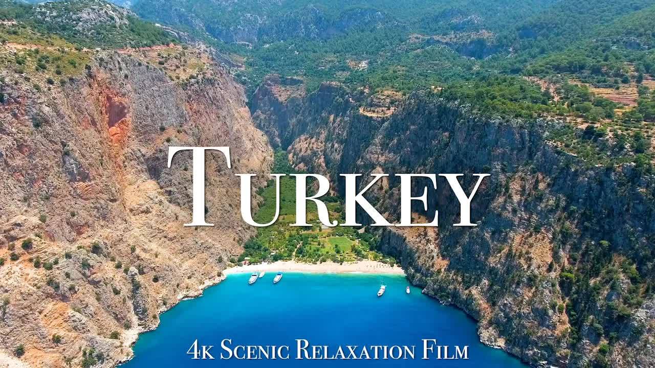 Turkey 4K - Scenic Relaxation Film With Calming Music смотреть онлайн