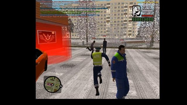 Играю в ГТА КРМП Сказка Зима смотреть онлайн