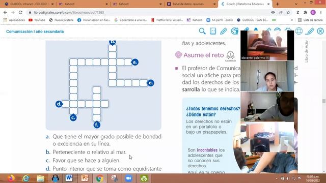 Palabra lexema y morfema 1° A de Sec II смотреть онлайн