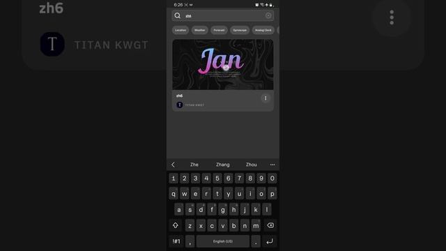 Titan KWGT Zh6 (mod) Guide (Tagalog)