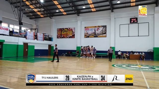 FULL GAME: ELIMS - 19U | TYJ Haulers vs. Kaizen.PH x Ignite (11/20/2022) - 2022 PABL Converge Cup смотреть онлайн