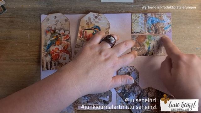 how to create a master board from scraps & use it for backing your junk journal tags ❤ TUTORIAL ❤ смотреть онлайн