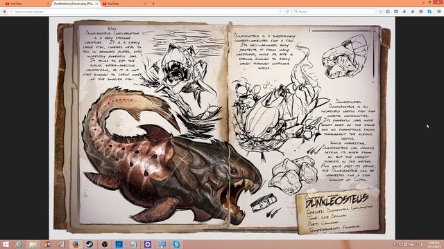ARK Survival Evolved New Dino Release: Dossier For Armored Dunkleosteus That Harvests Chitin And Oi