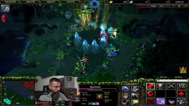 DOTA SPIRIT BREAKER vs SLARDAR: 200% ATTACK SPEED (CARRY BUILD) смотреть онлайн