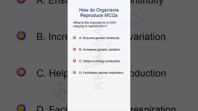 TOP 50 MCQ How Do Organisms Reproduce 35