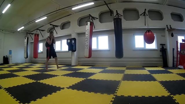 Удар с разворота. Отработочка. смотреть онлайн