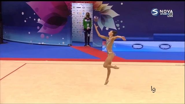 Fausta Sostakaite Ball AA Qualifications European Championships Varna 2021 смотреть онлайн
