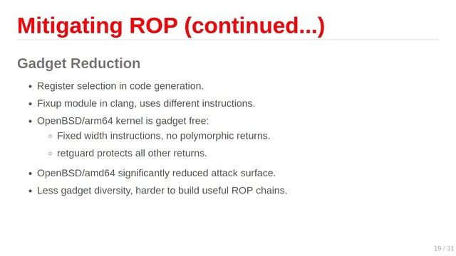 Security Vulnerability Mitigations смотреть онлайн