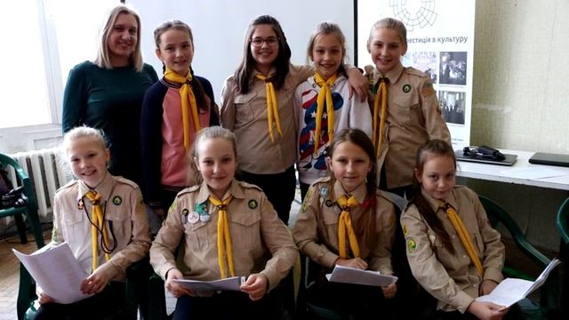 Вірші Лесі Вознюк у виконанні пластунок-початківців, рій Лисички смотреть онлайн