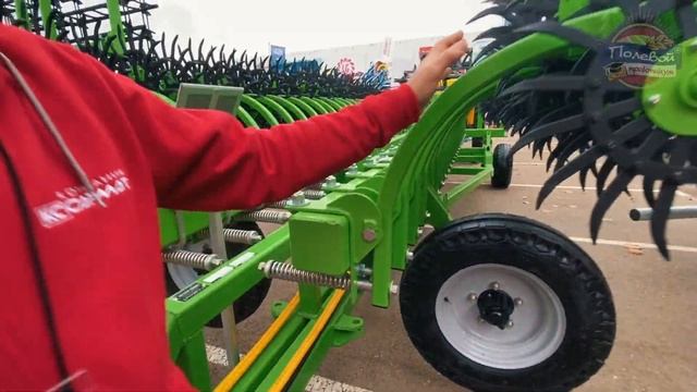 Обзор мотыги ротационной широкозахватная МРШ 12C-01 "Буран" производства ООО "КС САРМАТ" смотреть онлайн