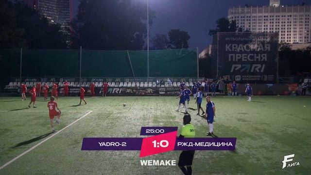 БИЗНЕС ЛИГА F "ЛЕТО 2024" | YADRO-2 - : - РЖД-Медицина смотреть онлайн