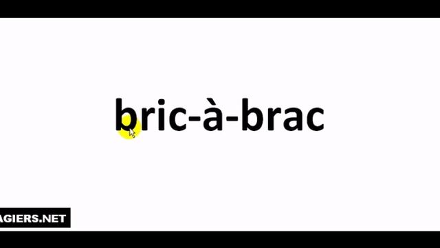 Как произносится # bric à brac смотреть онлайн