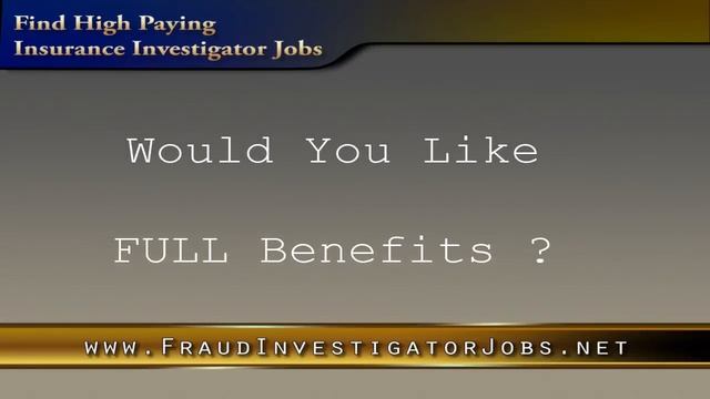 Insurance Investigator Jobs | Insurance Fraud Investigator Employment смотреть онлайн