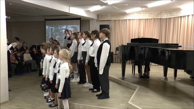 Музыка А. Рубинштейна, стихи А.В. Пушкина «Туча» Исп. Хор 3-6 классов смотреть онлайн