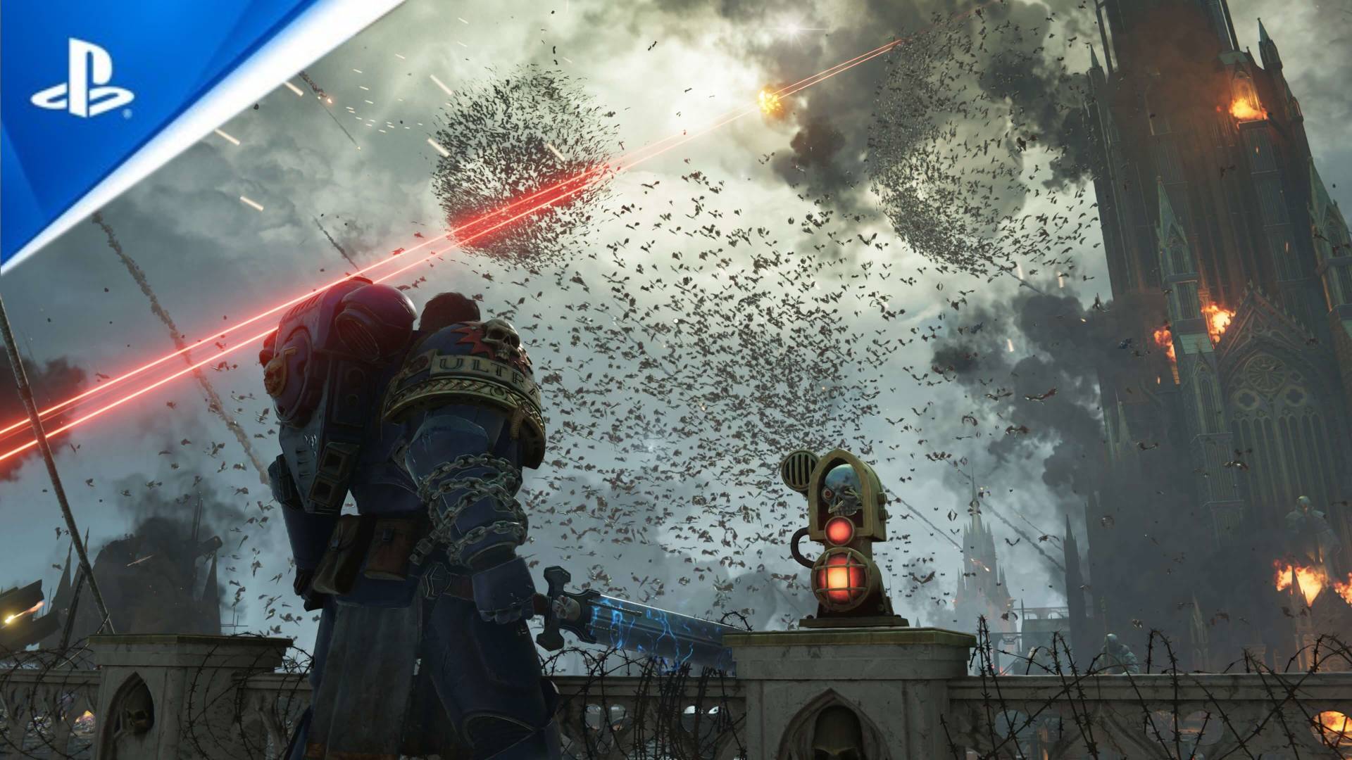 Cauvo capital обзор Warhammer 40,000 Space Marine 2 — официальный трейлер пистолета Neo-Volkite смотреть онлайн