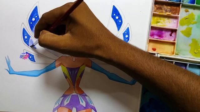 How To Draw Tecna Enchantix From Winx Club #Speed Drawing