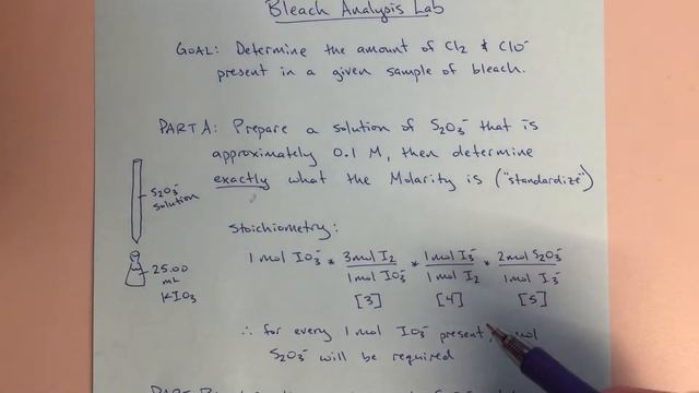 Chem 122 - Bleach Lab Lecture смотреть онлайн