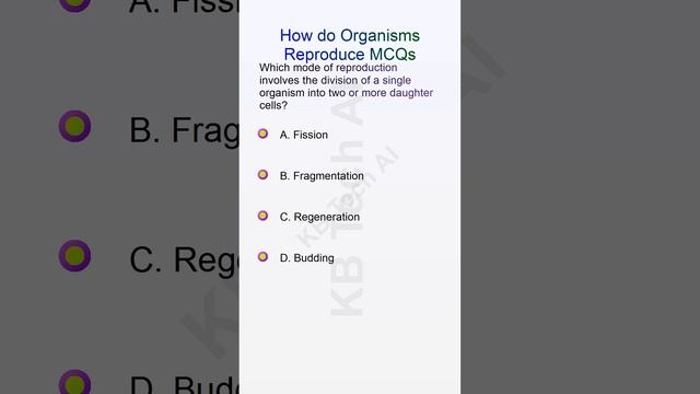 TOP 50 MCQ How do Organisms Reproduce 44 смотреть онлайн