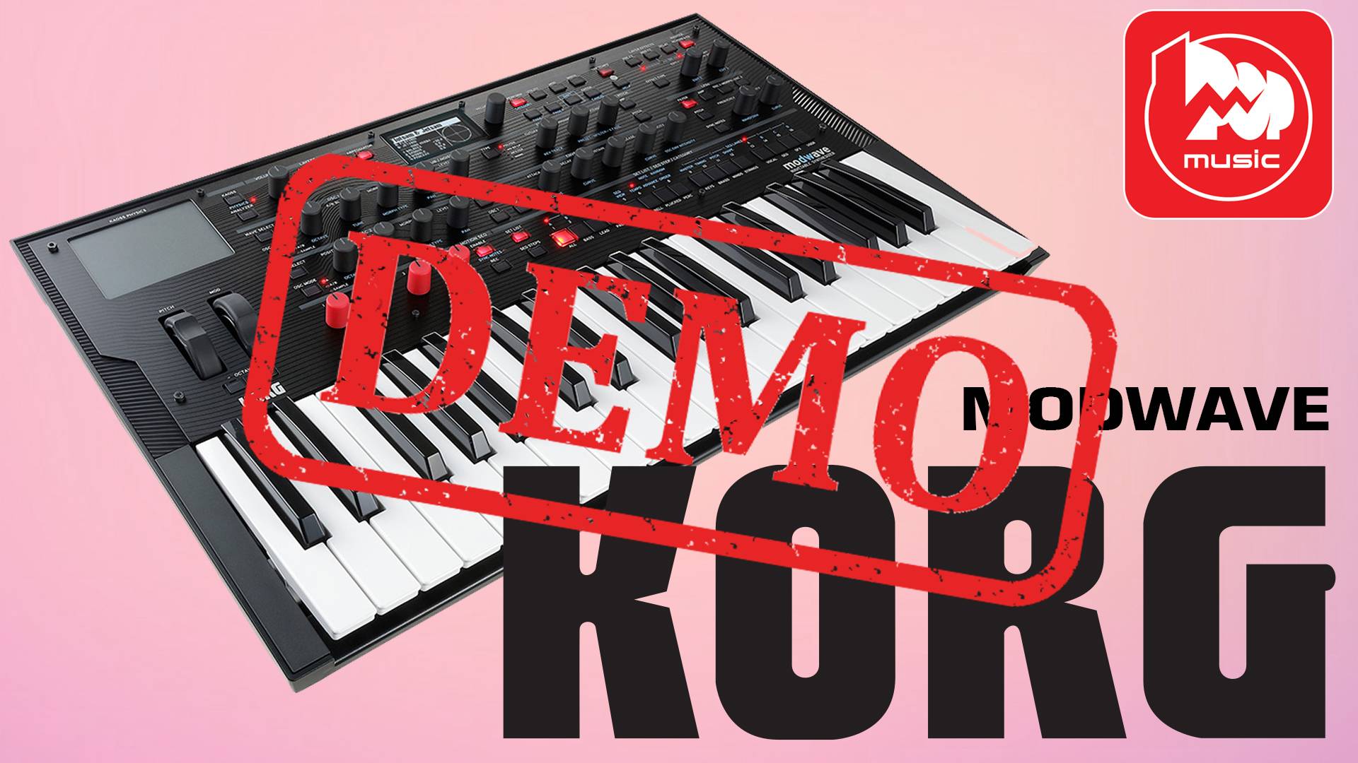Синтезатор KORG MODWAVE - демонстрация звучания смотреть онлайн