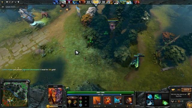 Fear (Lion) - Gameplay Dota 2 смотреть онлайн