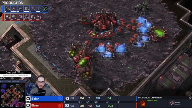 Elazer's 12 POOL Speedling RUSH! (vs Solar) | StarCraft 2 SC2 Professional Game Highlight Pro Match смотреть онлайн