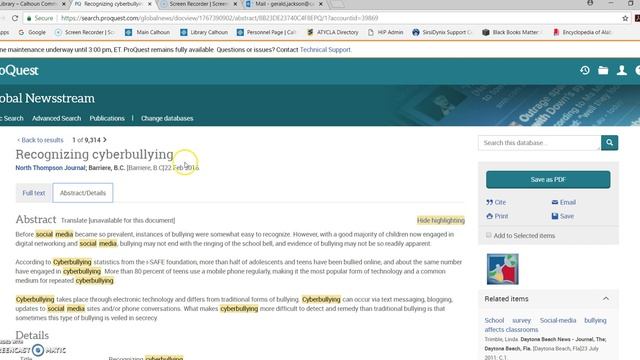 ProQuest Global Newsstream смотреть онлайн