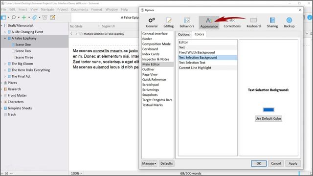 Scrivener Tutorial | Scrivener 3 For Windows | Dark Mode And Themes