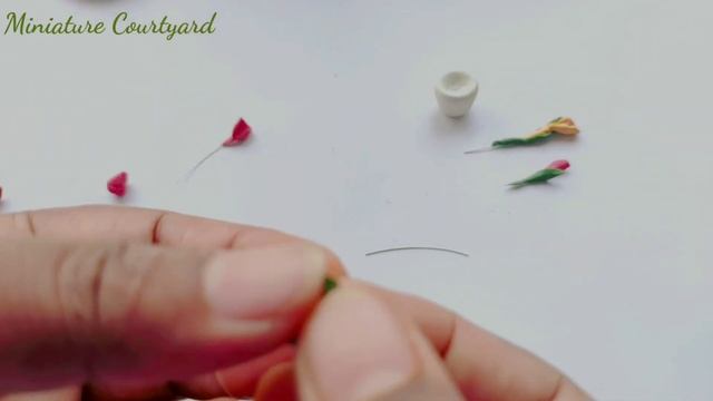 Miniature Flower and Pot | Polymer Clay | Tutorial DIY смотреть онлайн