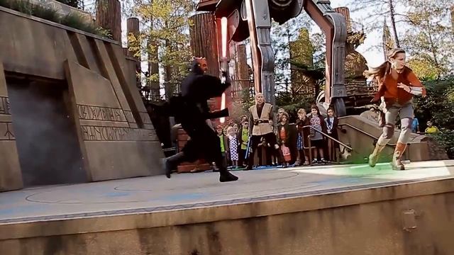 Nedriss VS. Darth Maul - Jedi Training: Trials of the Temple at Hollywood Studios смотреть онлайн