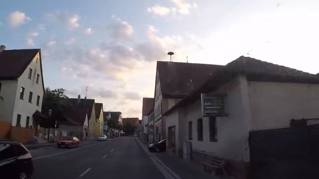 Дорога в Ротенбург от дер Таубер через села Баварии часть 4 смотреть онлайн