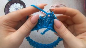 закрытие иглой резинка 1*1 (1часть)