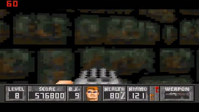 Wolfenstein 3D: Spear End Of Destiny - Level 8 смотреть онлайн