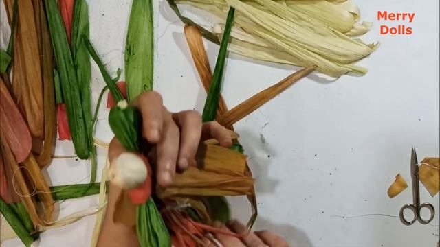 Mısır Sanatı🌽Mısır Kabuklarından Harika Bir Fikir Yapması çok Kolay Ve Eğlenceli💃
