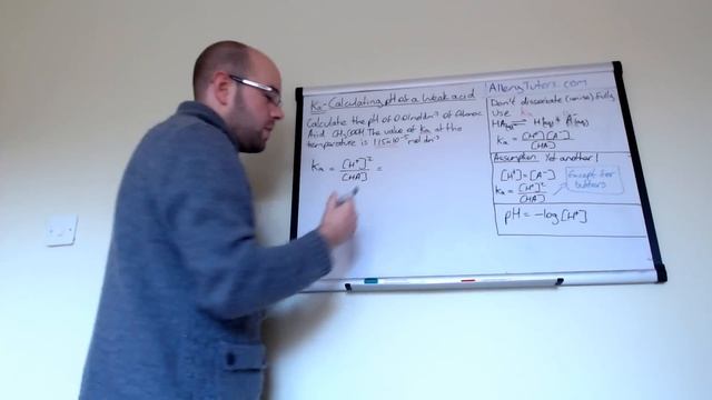 Ka - calculating the pH of a weak acid смотреть онлайн