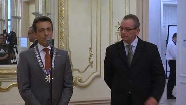 Френският посланик Ксавие Лапер дьо Кабан получи огърлие „Златен век