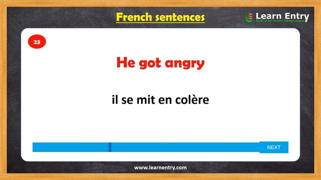 Sentences in French | he sentences | French Grammar | Learn Entry смотреть онлайн